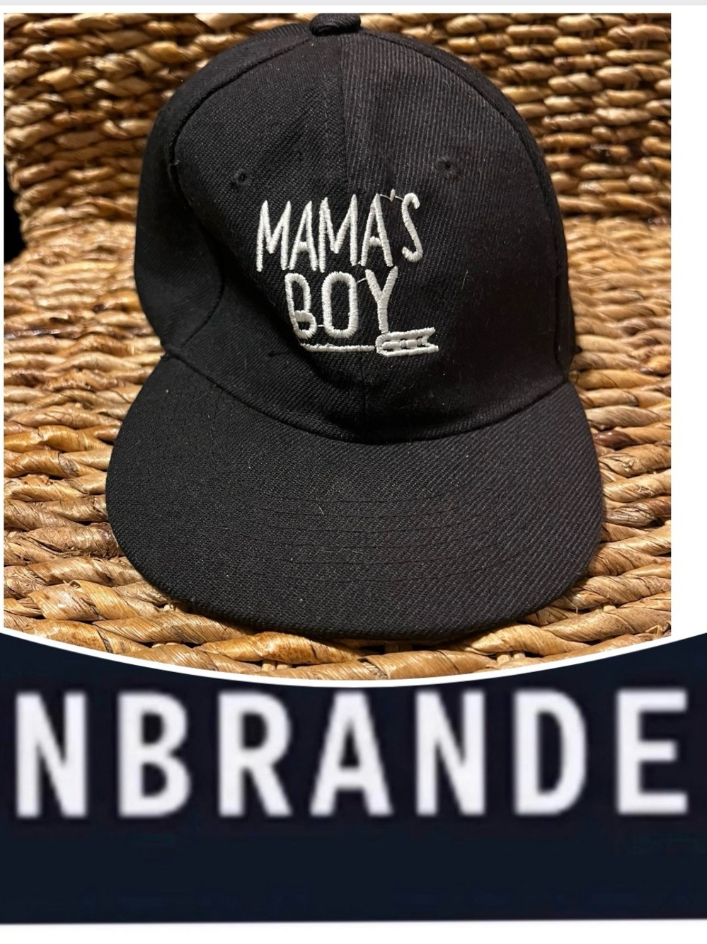 UNBRANDED Little Mama Shirt Shop "Mama's Boy" Cap